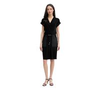 Joseph Ribkoff - Robe portefeuille droite en maille soyeuse et mémoire de forme - Femme - Robes - Noir - Taille: 36 FR