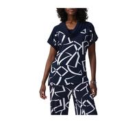Joseph Ribkoff - T-shirt à manches courtes géométrique - Femme - Tops - Bleu - Taille: 50 FR