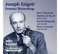 Joseph Szigeti - Joseph Szigeti: Famous Recordings [Compact Discs] Rmst