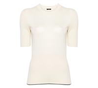 Joseph - T-shirt beige décontracté à manches courtes - Femme - Pulls - Beige - Taille: 44 FR