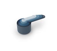 Joseph Joseph Nest Ensemble 8 Tasses et Cuillères à Mesurer, Tasses Doseuses Empilables, Outils de Cuisine, Bleu Ciel