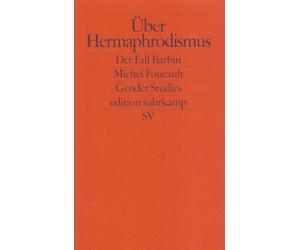 Joseph Vogl Wolfgang Schäffner Michel Foucault Herc Über Hermaphrodismu (Poche)