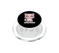 Josephine Chat Chaton pour Fille Nom Josephine PopSockets PopGrip pour MagSafe