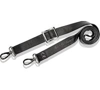 Josephine Osthoff Bandoulière Cuir 135 cm, Sangle de Sac avec Mousquetons | Cuir véritable, 135 cm de long, 3 cm de large, mousquetons pivotants 360°, réglable, finitions anthracite