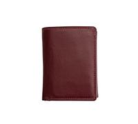 Josephine Osthoff Cash Étui en cuir véritable avec protection RFID, bordeaux, Porte-monnaie