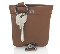 Josephine Osthoff Étui porte-clés Grande Cloche en cuir véritable avec protection RFID, pour hommes et femmes, accessoire élégant et pratique, finition premium, idéal pour un usage quotidien