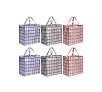 Josephine Osthoff Sacs de rangement unisex - résistants et imperméables, fermeture éclair, 75L, 20kg, couleurs assorties, lot de 6