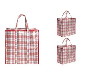 Josephine Osthoff sacs rangement unisex résistants imperméables fermeture éclair carton demenagement shopping capacité 75L charge 20 kg rouge paquet 3