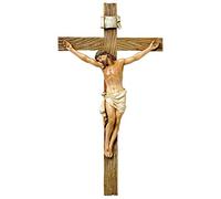Joseph's Studio Roman Fontanini Crucifix Religieux Support Mural 33 cm