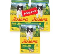 JOSERA Adult Agneau & Riz (3 x 3 kg) | Nourriture sèche de qualité supérieure pour Chiens Adultes | Monoprotéine - 100% Agneau | Faible en protéines et réduit en Graisses - Particulièrement Bien
