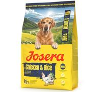 JOSERA Adult Large Huhn & Reis (1 x 3 kg) | Premium Trockenfutter für ausgewachsene Hunde großer Rassen | mit Lachsöl | glutenfrei | wertvolle Fettsäuren | XL-Kroketten gegen Schlingen | 1er Pack