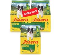 JOSERA Adult SensiPlus - Lot de 3 Paquets de 3 kg de Nourriture sèche de qualité supérieure pour Chiens Adultes sensibles - avec Beaucoup de biotine pour Une Peau et Un Pelage sains - Haute Digestion