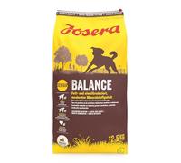 JOSERA Balance (1 x 12,5 kg) | Senior | Premium Trockenfutter für ausgewachsene ältere Hunde | Geflügel & Reis | Fett- und eiweißreduziert speziell für Senioren | weizenfrei | Hundefutter | 1er Pack