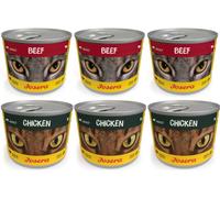 JOSERA Cat Mix de saveurs - nourriture humide pour chats 6x200g bœuf et poulet