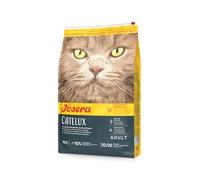 JOSERA Catelux 10 kg | Croquettes pour chat difficile canard & pommes de terre | Aliment Super Premium pour chat adulte au fin palais | Sac de 10 kg