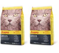 JOSERA Catelux 400 g | Croquettes pour Chat Difficile Canard & Pommes de Terre | Aliment Super Premium pour Chat Adulte au Fin Palais | Sachet de 400 GR (Lot de 2)