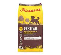 JOSERA Festival (1 x 12,5 kg) | Adulte | Croquettes Premium pour Chiens Adultes Difficiles | Saumon & Poulet | Enrobage Savoureux - Aussi pour tremper | sans blé | Nourriture pour Chien | Pack 1