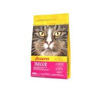 JOSERA Indoor Cat (1 x 400 g) - Adult - Nourriture sèche de qualité supérieure pour chats adultes stérilisés - Formule sans céréales - Teneur modérée en matières grasses pour contrôler le poids - Avec