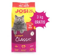JOSERA JosiCat Classic Sterilised croquettes pour chats stérilisés 15kg + 3kg gratuit