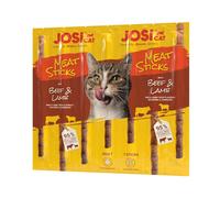 JOSERA JosiCat Meat Sticks : bâtonnets au bœuf et à l'agneau pour chat, 12 x 35 g