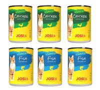 JOSERA JosiCat Mélange de saveurs dans une sauce pour chat adulte 6x415g poisson et poulet