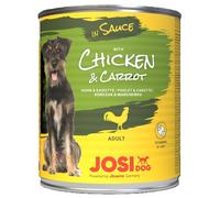JOSERA JosiDog Chicken&Carrot in Sauce avec du poulet et des carottes dans une sauce pour chiens 830g