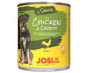 JOSERA JosiDog Chicken&Carrot in Sauce avec du poulet et des carottes dans une sauce pour chiens 830g