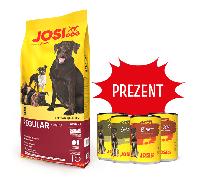 JOSERA JosiDog Regular Adult 15 kg + 4 conserves GRATUITES