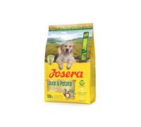 Josera Junior Nourriture complète pour chien Canard et pommes de terre | Toutes les tailles de chiots | Protéines de viande simples | Sans céréales | Immune Plus | Huile de saumon | Soutien