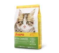 JOSERA Kitten grainfree (1 x 2 kg) | Chatons | Croquettes Premium pour Chatons et chattes en période de Lactation | Volaille & Huile de Saumon | sans céréales | Nourriture pour Chats | Lot de 1