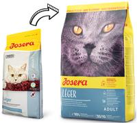 JOSERA Léger 400 g | Croquettes pour chat en surpoids ou stérilisé | Faible teneur en matières grasses | Aliment Super Premium pour chat adulte peu actif | Sachet de 400 g
