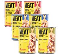 JOSERA Menu Carreaux Assortiment de saveurs 6 x800g