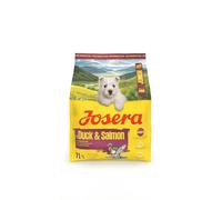 JOSERA Mini Junior Ente & Lachs (1 x 900 g) | Premium Trockenfutter für wachsende Hunde BIS 10 kg AB der 6. Woche | Welpenfutter zur optimalen Entwicklung | Kleine Kroketten | glutenfrei | 1er Pack