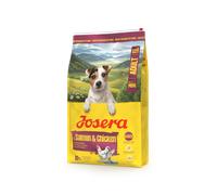 JOSERA Mini Adult Saumon & Poulet (1 x 10 kg) | Croquettes Premium pour Chiens Adultes de Petites Races | avec biotine | Petites croquettes | avec Une délicieuse Sauce en Poudre | Lot de 1