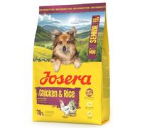 JOSERA Mini poulet senior et riz (1 x 3 kg) | nourriture sèche de qualité supérieure pour chiens adultes âgés de petite race | anti-âge et soulagement du rein | extra petites croquettes | sans gluten