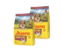JOSERA Mini Senior Poulet et Riz aliments sans gluten pour chiens âgés de petite taille 2 x 3 kg