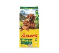 JOSERA Mother & Puppy Saumon & Riz (1 x 12,5 kg) | Croquettes Haut de Gamme pour chiennes gestantes/allaitantes et Chiots | Apport Optimal en énergie et en L-carnitine | sans Gluten | Lot de 1