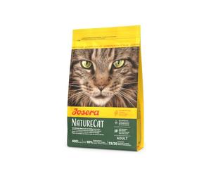 JOSERA NatureCat GRAIN FREE 400 g | Croquettes pour chat sans céréales | À la volaille et au saumon | Nourriture Super Premium pour chat adulte | Sachet de 400 g