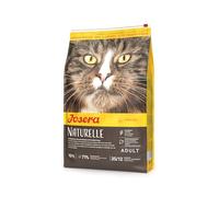 JOSERA Naturelle (1 x 10 kg) | Adulte | Croquettes Premium pour Chats Adultes stérilisés | Volaille & Truite | avec teneur modérée en matières Grasses | sans céréales | Nourriture pour Chats | 1 Sac