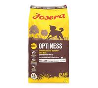 JOSERA Optiness (1 x 12,5 kg) | Adulte | Croquettes premium pour chiens adultes | Agneau & poulet | Réduit en protéines & sans maïs | Sans blé | Acides gras essentiels | Nourriture pour chien | Pack 1
