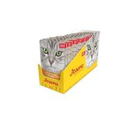 JOSERA Pâtée dinde & courgettes (16 x 85 g) | Sachets fraicheur pour chat avec de l'huile de saumon | Sans céréales | Nourriture humide Super Premium pour chat adulte | Lot de 16
