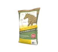 JOSERA Plantes & Légumes Mash 15 kg | Aliment Premium pour cheval | Mash aux graines de lin et minéraux | Sans céréales | Teneur réduite en sucre et en amidon | Sac de 15 kg