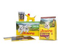 JOSERA Puppy Box Mini Junior Canard & Saumon (6 pièces) | Nourriture sèche de qualité supérieure | Pack de Bienvenue pour Chiots de Petites Races | À partir de 6 semaines | Prophylaxie Dentaire | 1