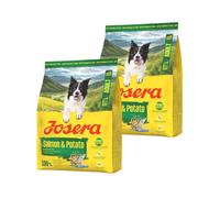 JOSERA Salmon and Potato Adult: aliments sans céréales pour chiens à l'estomac sensible 2 x 900 g