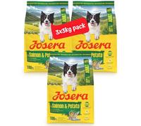 JOSERA Saumon et Pomme de Terre Adultes (3 x 3 kg) - Nourriture sèche de qualité supérieure pour Chiens Adultes (même Les Personnes âgées) - Monoprotéine - 100% Saumon - Faible teneur en protéines