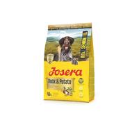 JOSERA Senior Canard et pommes de terre (1 x 3 kg) | Croquettes de qualité supérieure pour chiens âgés de grande taille | délicieux canard et pommes de terre | Sans céréales | Complexe Immune Plus | 1