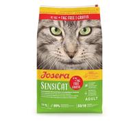 JOSERA SensiCat Nourriture sèche de qualité supérieure pour Chats sensibles Adultes (1 x 10 + 1 kg) - Formule Extra tolérée - sans blé - Nourriture pour Chat - 1 Paquet