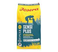JOSERA SensiPlus (1 x 12,5 kg) | Adult | Premium Trockenfutter für ausgewachsene empfindliche Hunde | Ente & Reis | mit Viel Biotin für gesunde Haut & Fell | weizenfrei | Hundefutter | 1er Pack