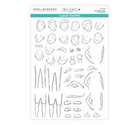 Josh Griffiths Studio Lot de tampons transparents Illustrated Man