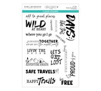 Josh Griffiths Studio Lot de tampons transparents Words for the Wild